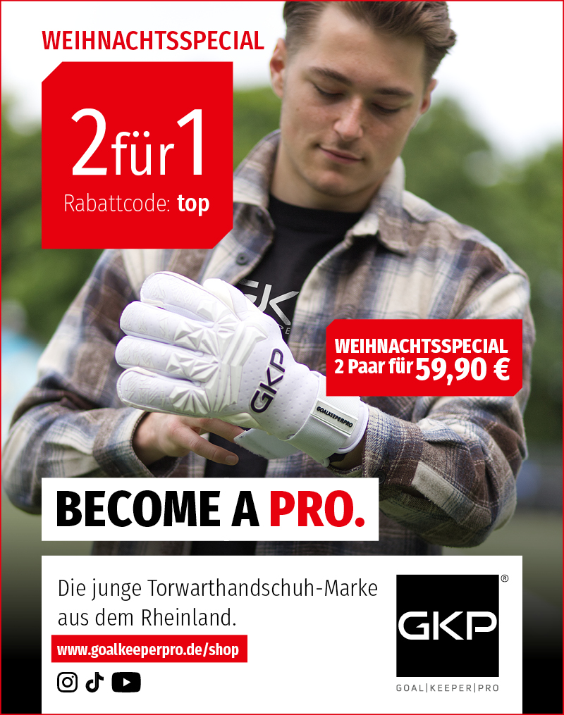 GoalkeeperPro Torwarthandschuhe: Weihnachtsspecial 2 zum Preis von 1